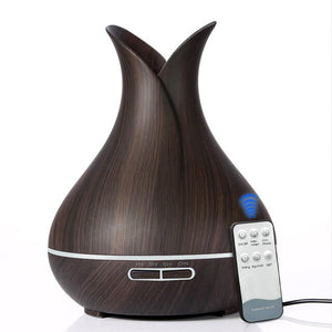 400ml Ultrasonic Essential Oil Diffuser with Wood Grain