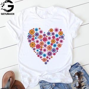 Heart Print T-Shirt