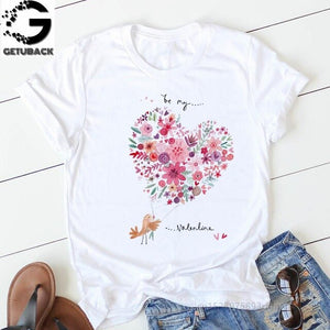 Heart Print T-Shirt