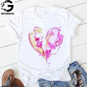 Heart Print T-Shirt