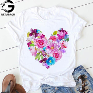 Heart Print T-Shirt