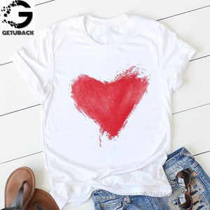 Heart Print T-Shirt