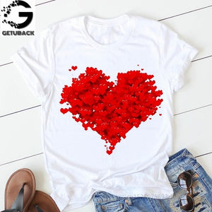 Heart Print T-Shirt