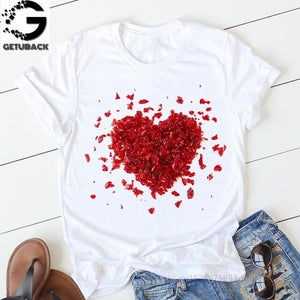 Heart Print T-Shirt