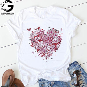 Heart Print T-Shirt