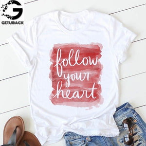 Heart Print T-Shirt