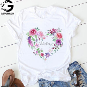 Heart Print T-Shirt