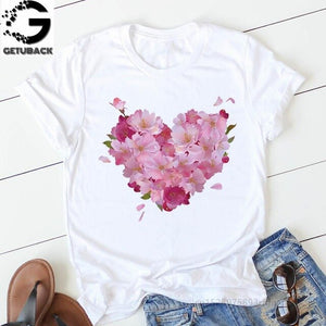 Heart Print T-Shirt