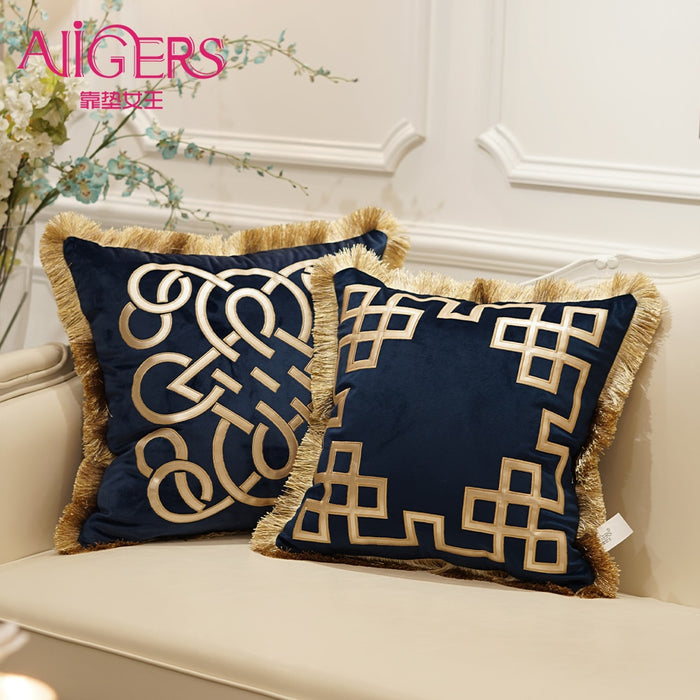 Luxury Velvet Embroidered Cushion Covers