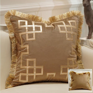 Luxury Velvet Embroidered Cushion Covers