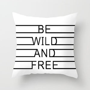 Black & White Geometric Cushion Covers