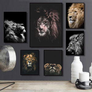 Wild Lion Wall Art