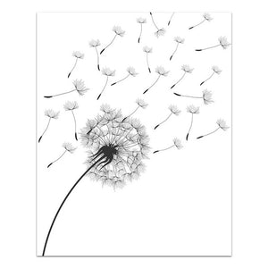 Black & White Romantic Canvas