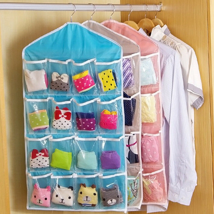 16 Pocket Underwear Hanging Organizer