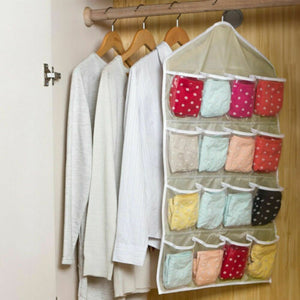 16 Pocket Underwear Hanging Organizer