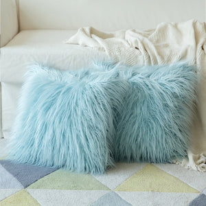 Soft Fur Plush Cushion Covers