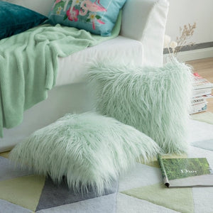 Soft Fur Plush Cushion Covers