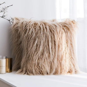 Soft Fur Plush Cushion Covers