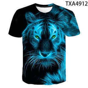 Tiger 3D Print T-Shirt