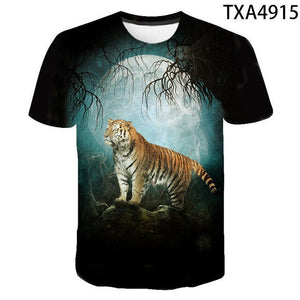 Tiger 3D Print T-Shirt