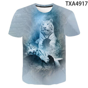 Tiger 3D Print T-Shirt