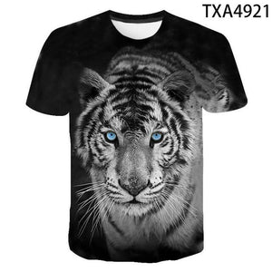 Tiger 3D Print T-Shirt