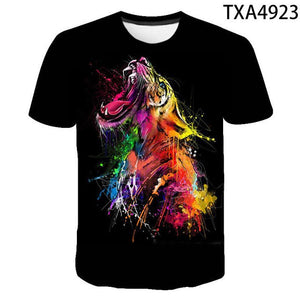 Tiger 3D Print T-Shirt