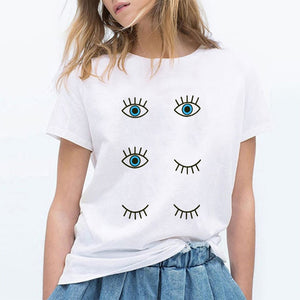 Women's Eyelash Pink T-shirt