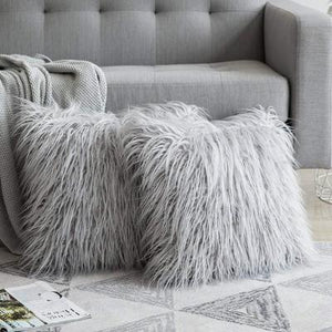 Soft Fur Plush Cushion Covers