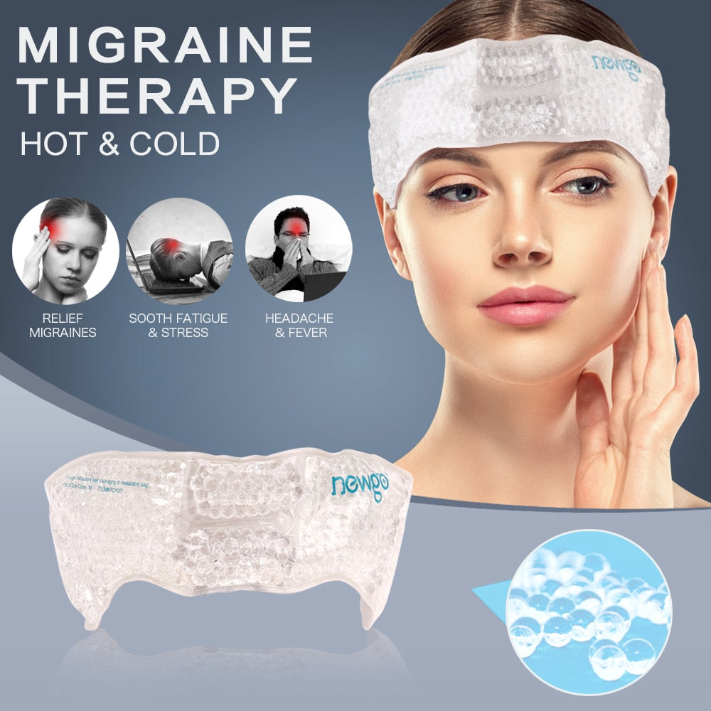 Migraine Ice Pack Head Wrap