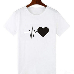 Love Print T-Shirt For Her