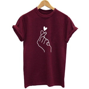 Love Print T-Shirt For Her