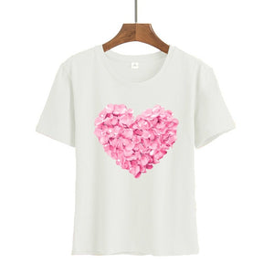 Love Print T-Shirt For Her