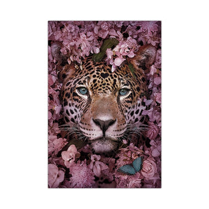 Flowers/Animal Abstract Canvas