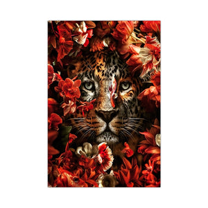 Flowers/Animal Abstract Canvas