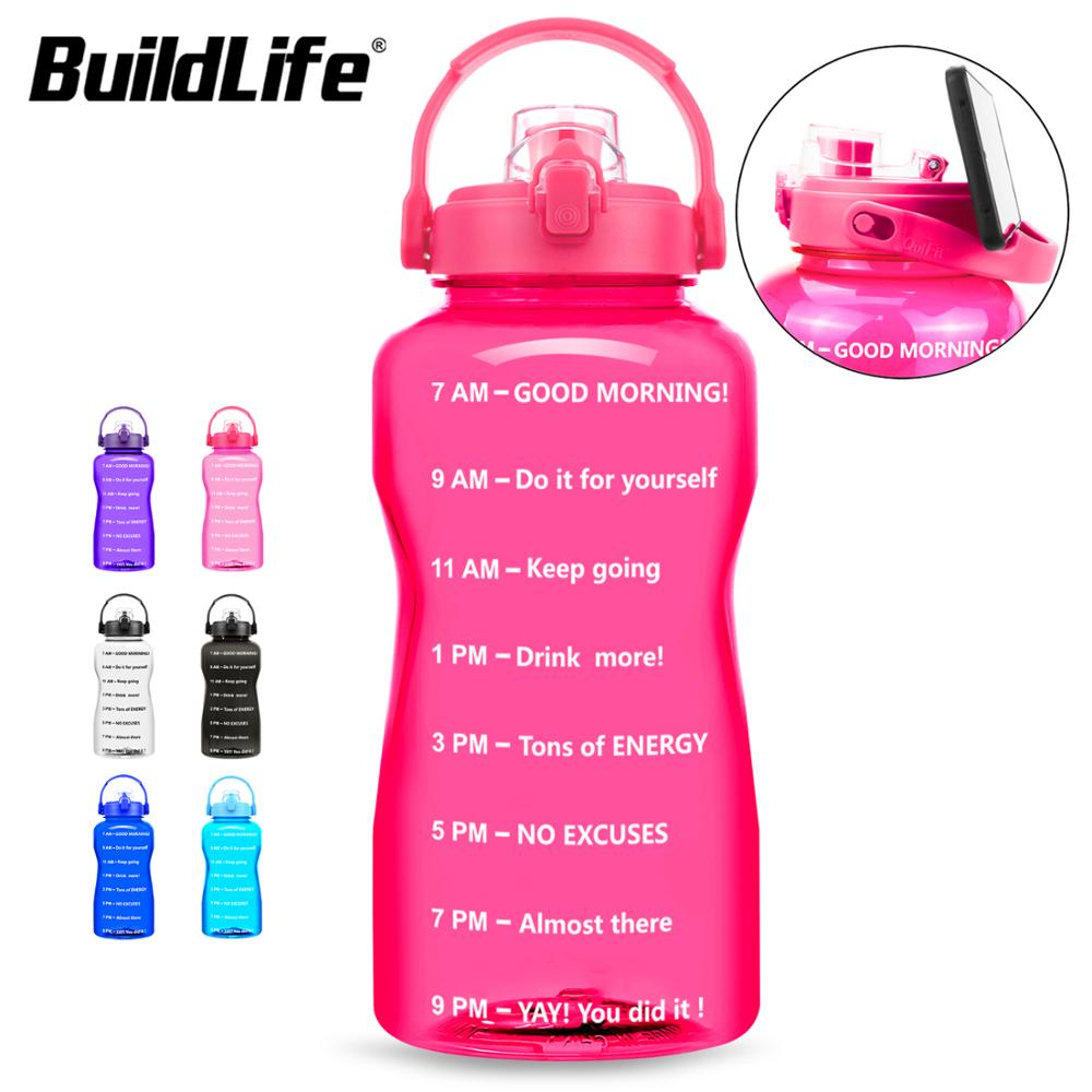 BuildLife 2L 3.8L Tritan Gallon Water Bottle