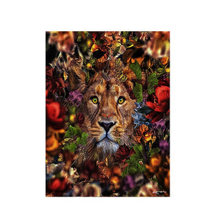 Abstract Animals Wall Art Canvas Painting