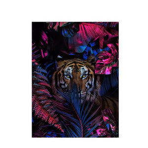 Abstract Animals Wall Art Canvas Painting