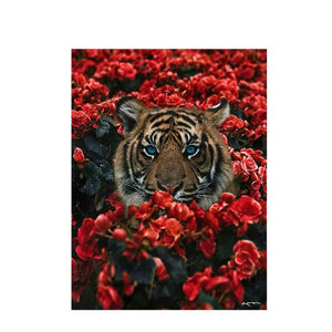 Abstract Animals Wall Art Canvas Painting