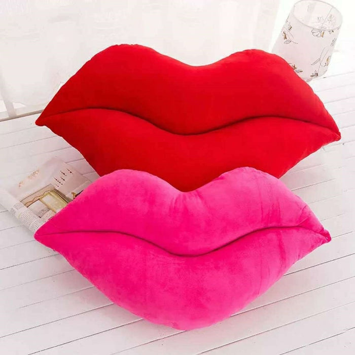 Stylish Lip Shaped Soft Cushion