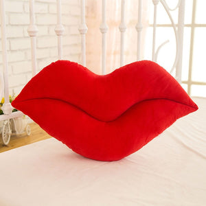 Stylish Lip Shaped Soft Cushion