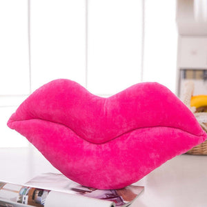 Stylish Lip Shaped Soft Cushion