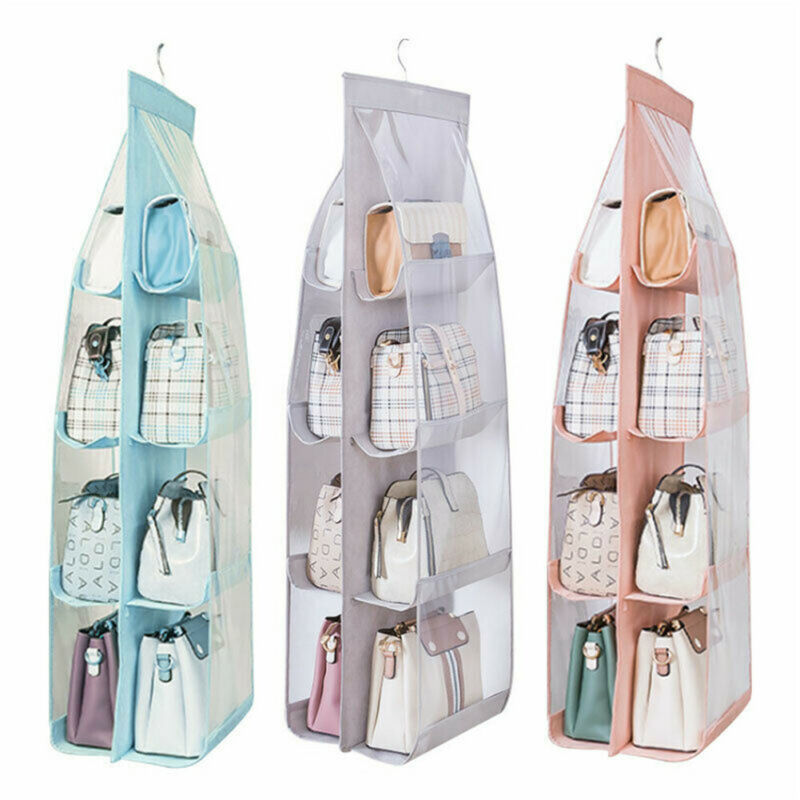 6\8 Pocket Hanging Closet Organizer