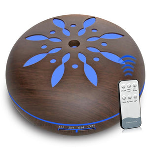 New Design Remote Control Aroma Diffuser with 7 Color Changing LED Light