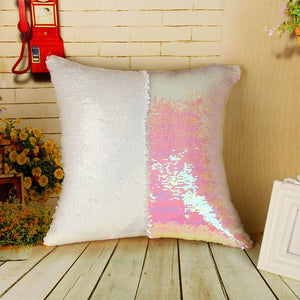 Reversible Mermaid Sequins Cushion Cover