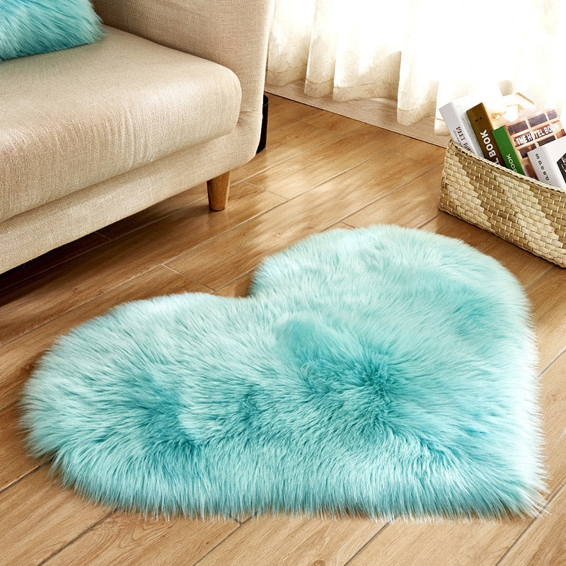 Heart Shaped Fur Rugs