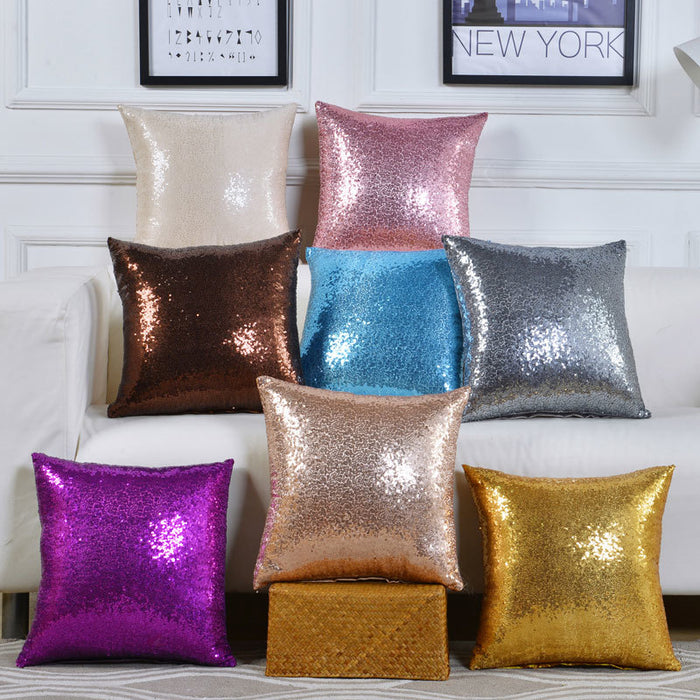 Mermaid Glitter with Sequin Cushion Covers